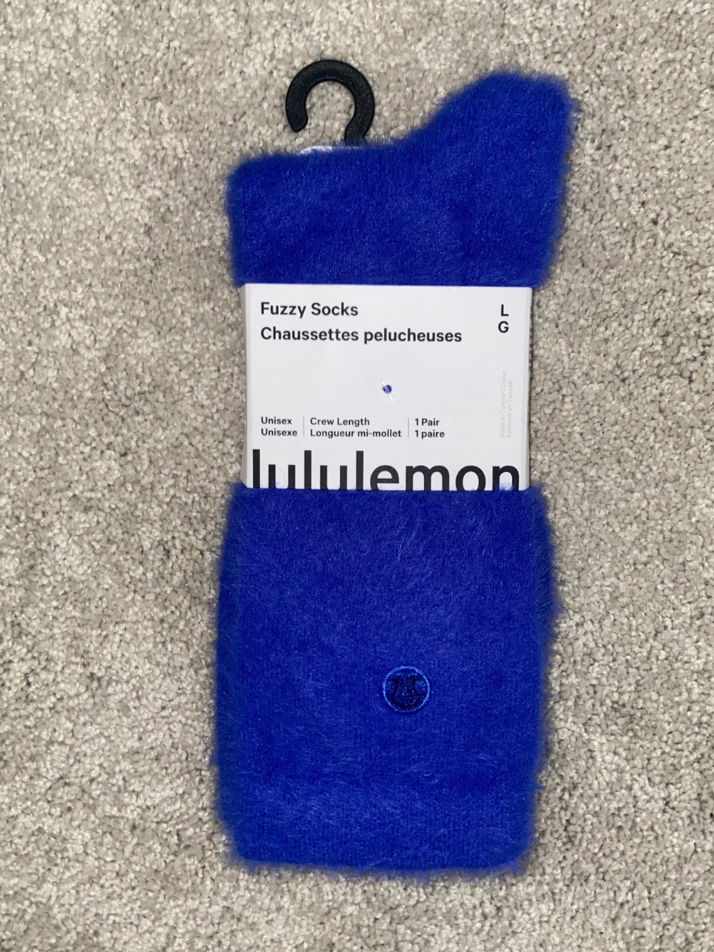 Lululemon Fuzzy Socks Riverside Blue
